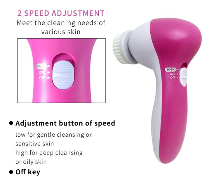 Savoy - 3-In-1 Electric Facial Cleansing Brush - 1 COLOR -