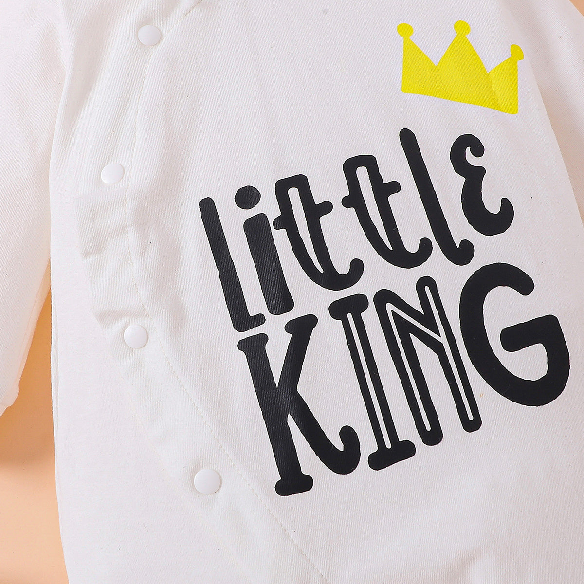 LITTLE KING Hooded Bodysuit - T - 2 COLORS -