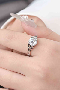 Thumbnail for 2 Carat Moissanite 925 Sterling Silver Ring