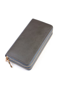 Thumbnail for Double Zip Around Wallet - 13 COLORS -