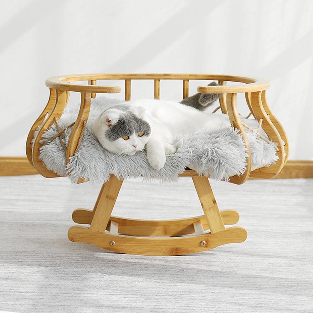 Instachew - Lullaby Pet Bed for Small to Medium Cats and Dogs - Made With Bamboo