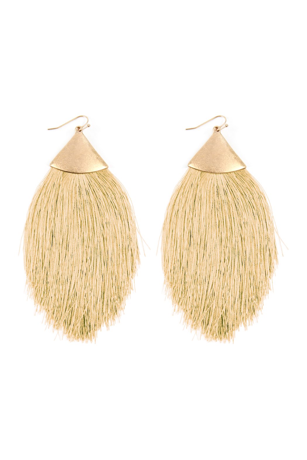 Oversized Tassel Drop Earrings - 18 COLORS -