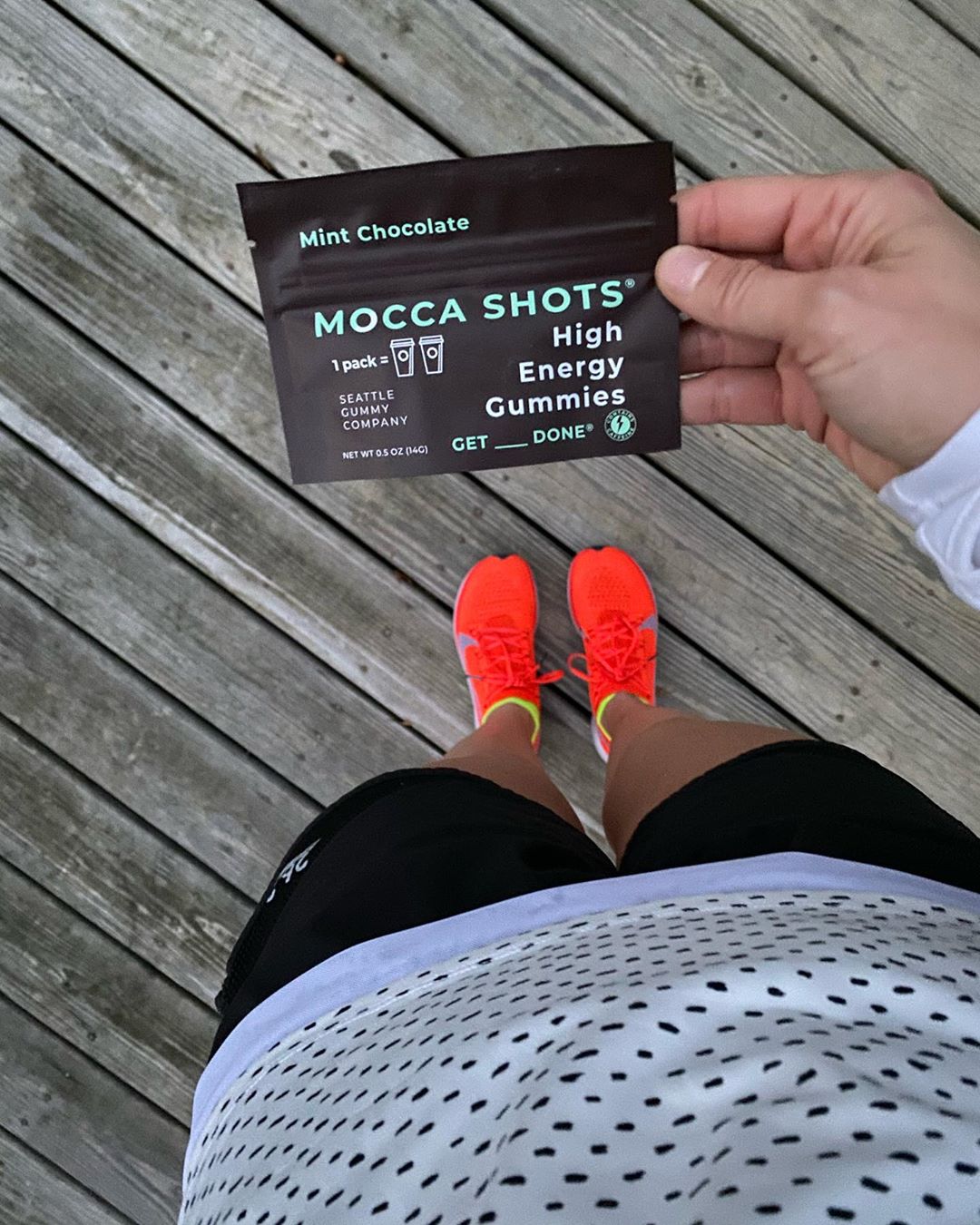 Seattle Gummy Co. - Mocca Shots Energy Gummies with Caffeine | Mint Chocolate (12-Pack box) -