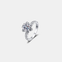 Thumbnail for 1 Carat Moissanite 925 Sterling Silver Ring