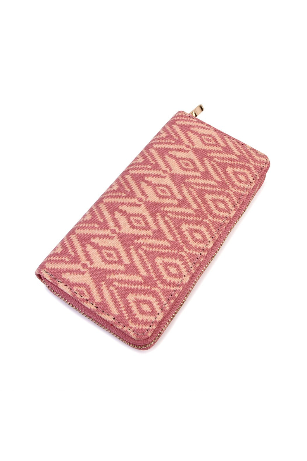 Chevron Zipper Wallet - 3 COLORS -