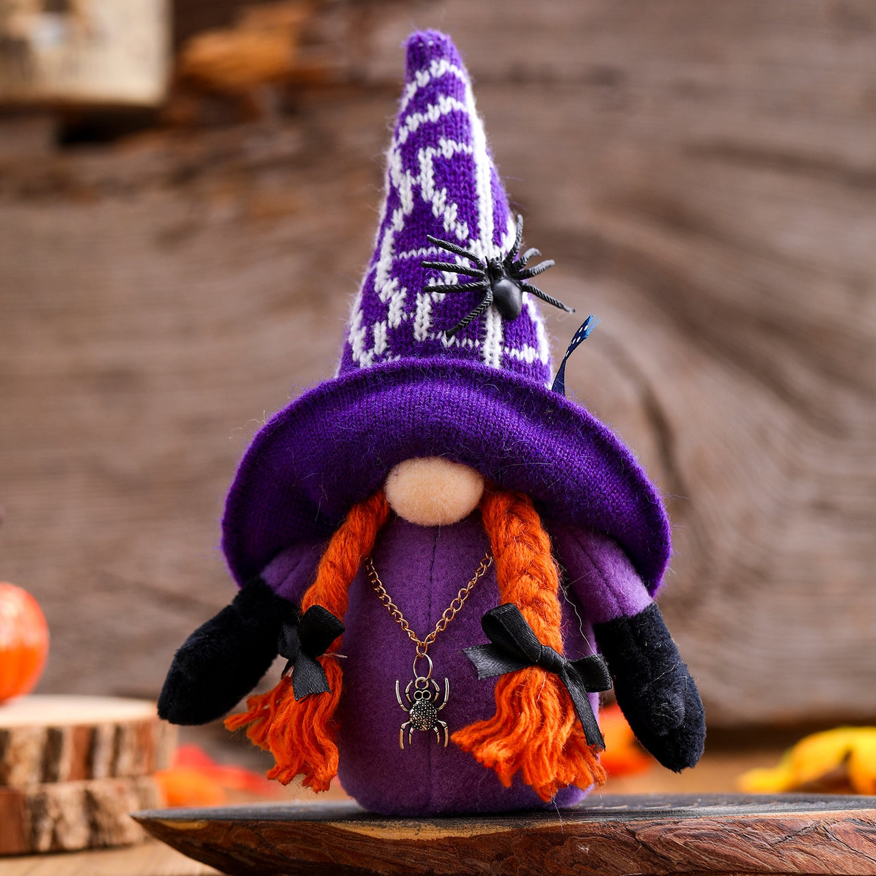 Halloween, Broomstick, Top Hat - Vampire & Witch Gnome Ornaments - Cute - 8.27" - [14-20 DAY DELIVERY] - 2 TYPES -