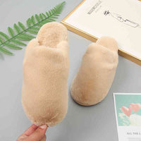 Thumbnail for Faux Fur Slippers - T - 5 COLORS -