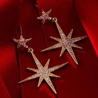 Thumbnail for LATELITA - Large Star Burst Drop Earrings Silver -