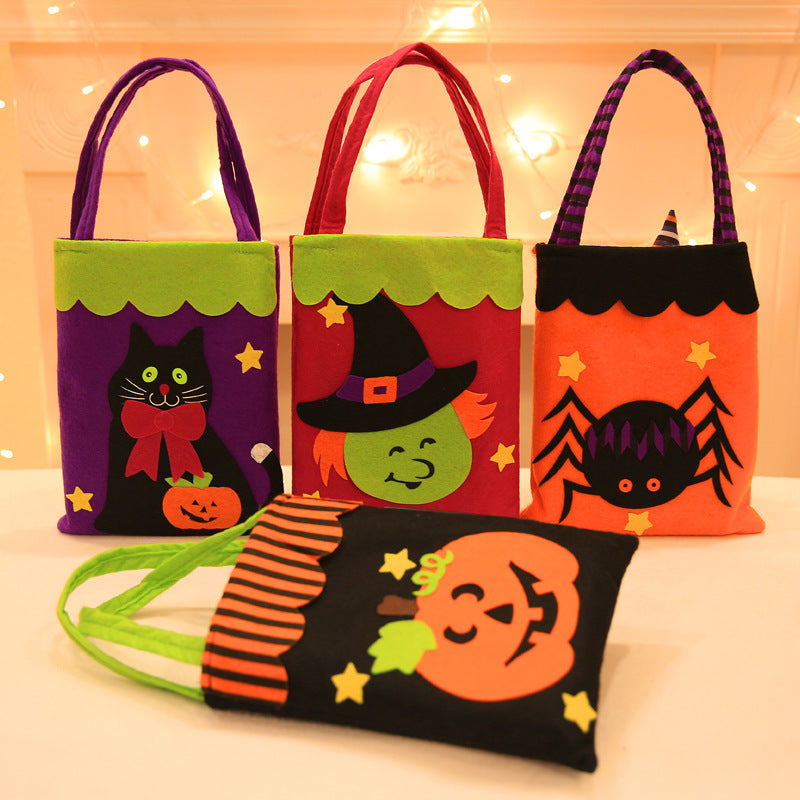 Assorted 2-Piece Halloween Element Handbags - T - 7 TYPES -