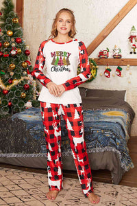 Thumbnail for MERRY CHRISTMAS Graphic Top and Pants Set - T - SOLD BY SIZE / 2 PCS. - 4 SIZES -