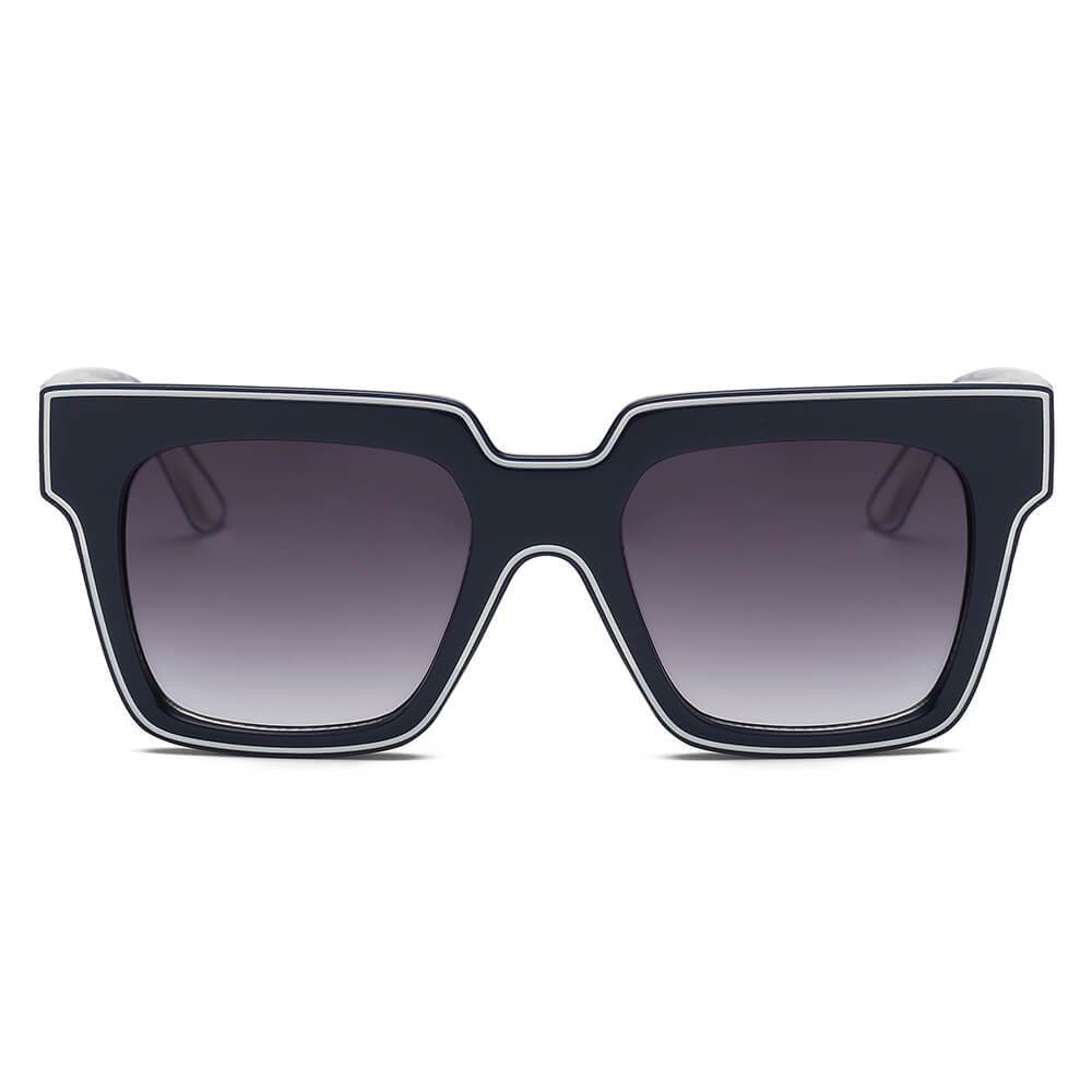 Camden | S1068 - Women Retro Square Oversize Sunglasses - 4  COLORS -