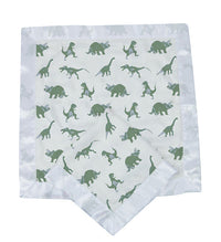 Thumbnail for Newcastle - Granite Green Dinosaurs Cotton Newcastle Blankie -