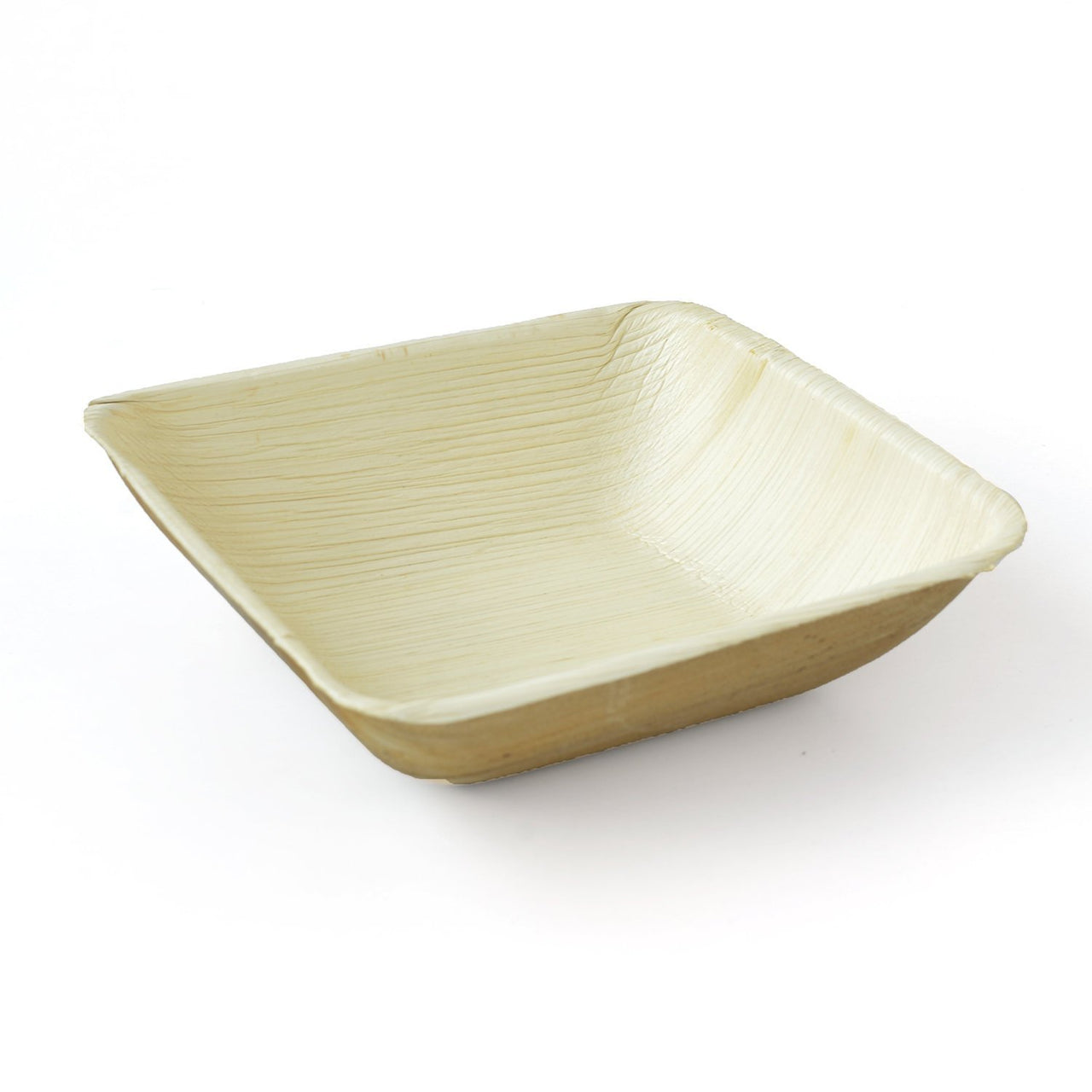 Palm Leaf Deep Square Bowls 5" Inch (25/50/100 Bowls) - Great for parties!