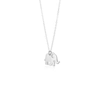 Thumbnail for Sincerely Silver - Elephant Necklace - Solid Sterling Silver Jewelry -