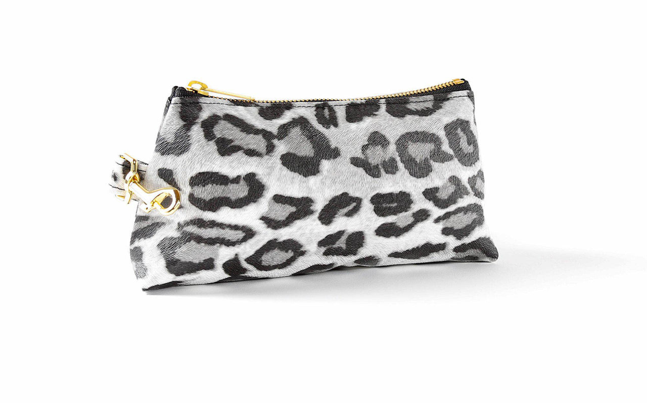 Keyper - Snow Leopard Vegan Leather 4 PC WRISTLET SET - 2 OPTIONS -