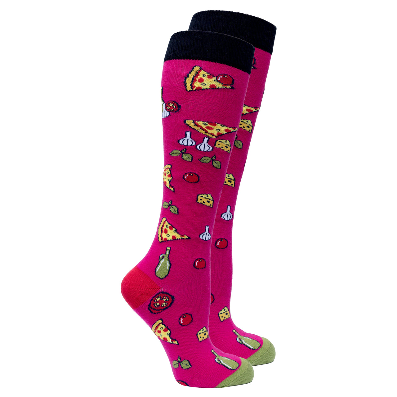 Women's Pizza Chef Knee High Socks - 1 COLOR -