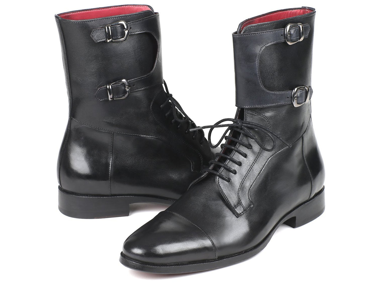 Paul Parkman - Men's High Boots Black Calfskin -