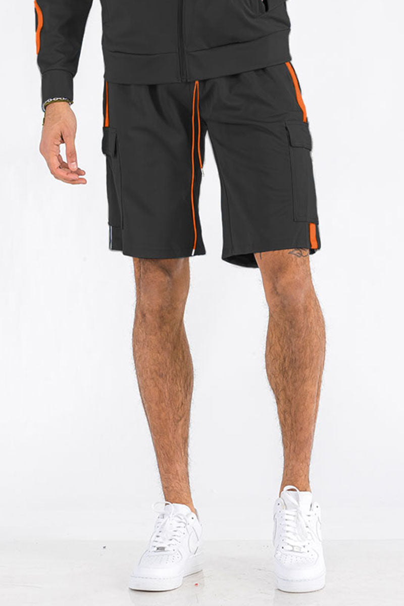 Two Stripe Cargo Shorts - 1 COLOR -