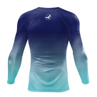 Thumbnail for FYC - Men's Faded Hyper Drive Sleeve Performance Rash Guard UPF 40+ - 1 COLOR -