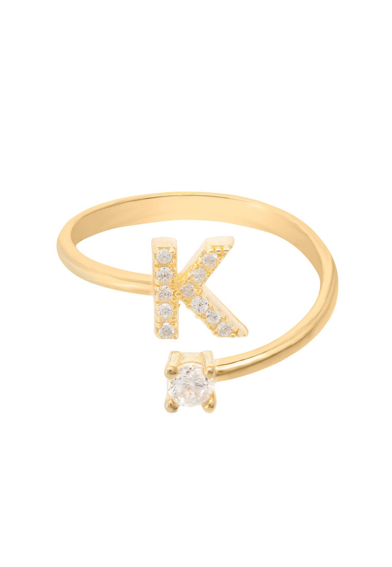 Initial Ring Gold K -