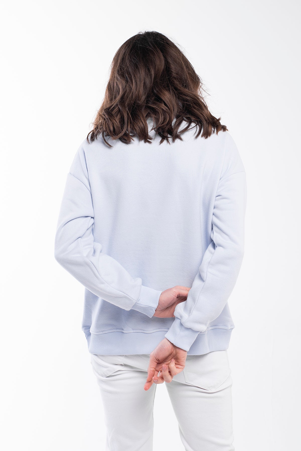 Zipped Neck Sweatshirt - 5 COLORS -