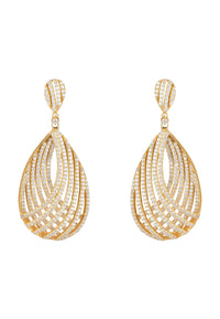 Thumbnail for LATELITA - Vortex Teardrop Earring Gold -