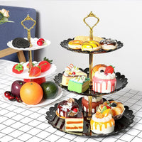 Thumbnail for Iron Fruit Basket Stand - 3 Tier Fruit Trays - Cake Trays - Dessert / Snacks Trays - Vegetables - Snacks Storage Tray Stand - [28 DAY DELIVERY] - 11 COLORS/SHAPES/DESIGNS - CHECK 'EM OUT! -