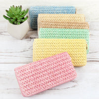 Thumbnail for Crocheted Single Zipper Wallet - 6 COLORS -