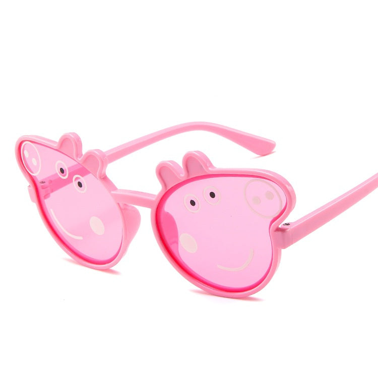 Fashion Kids Sun Glasses Cute Designers Cartoon Pig Shades Sun Glasses Children Sunglasses  - [10-15 DAY DELIVERY] - 8 COLORS -