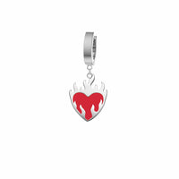 Thumbnail for Mister - Flaming Heart Earring - 3 COLORS -