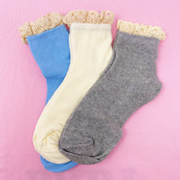 Thumbnail for Ellison & Young - Lace Edge Sock Set -