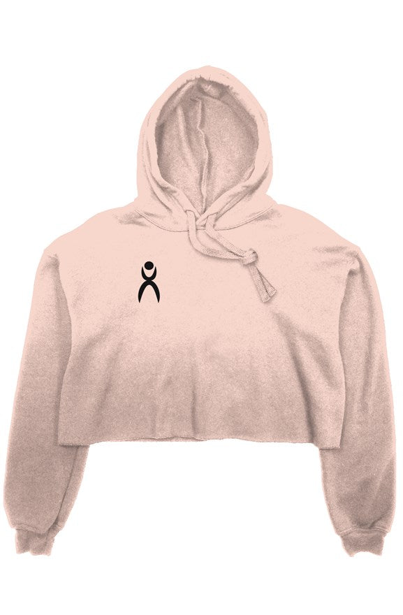 crop fleece hoodie 