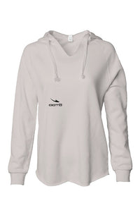 Thumbnail for Womens Lightweight  Wash Hooded Sweatshirt