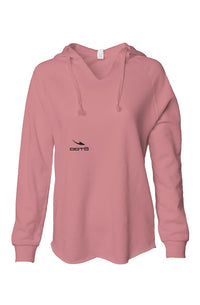 Thumbnail for Womens Lightweight  Wash Hooded Sweatshirt