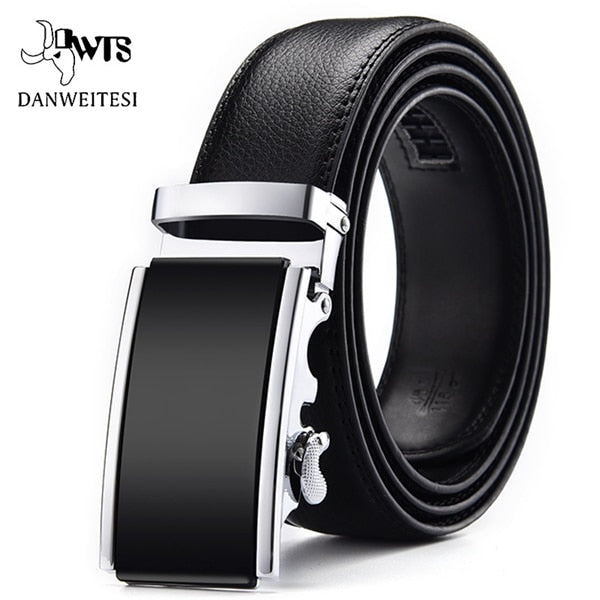 [DWTS] - Genuine Leather Belts for Men - Automatic Leather Belt - [15 DAY DELIVERY] - 10 BUCKLES / COLORS -