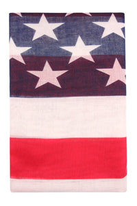 Thumbnail for Riah Fashion - American Flag Oblong Scarf -