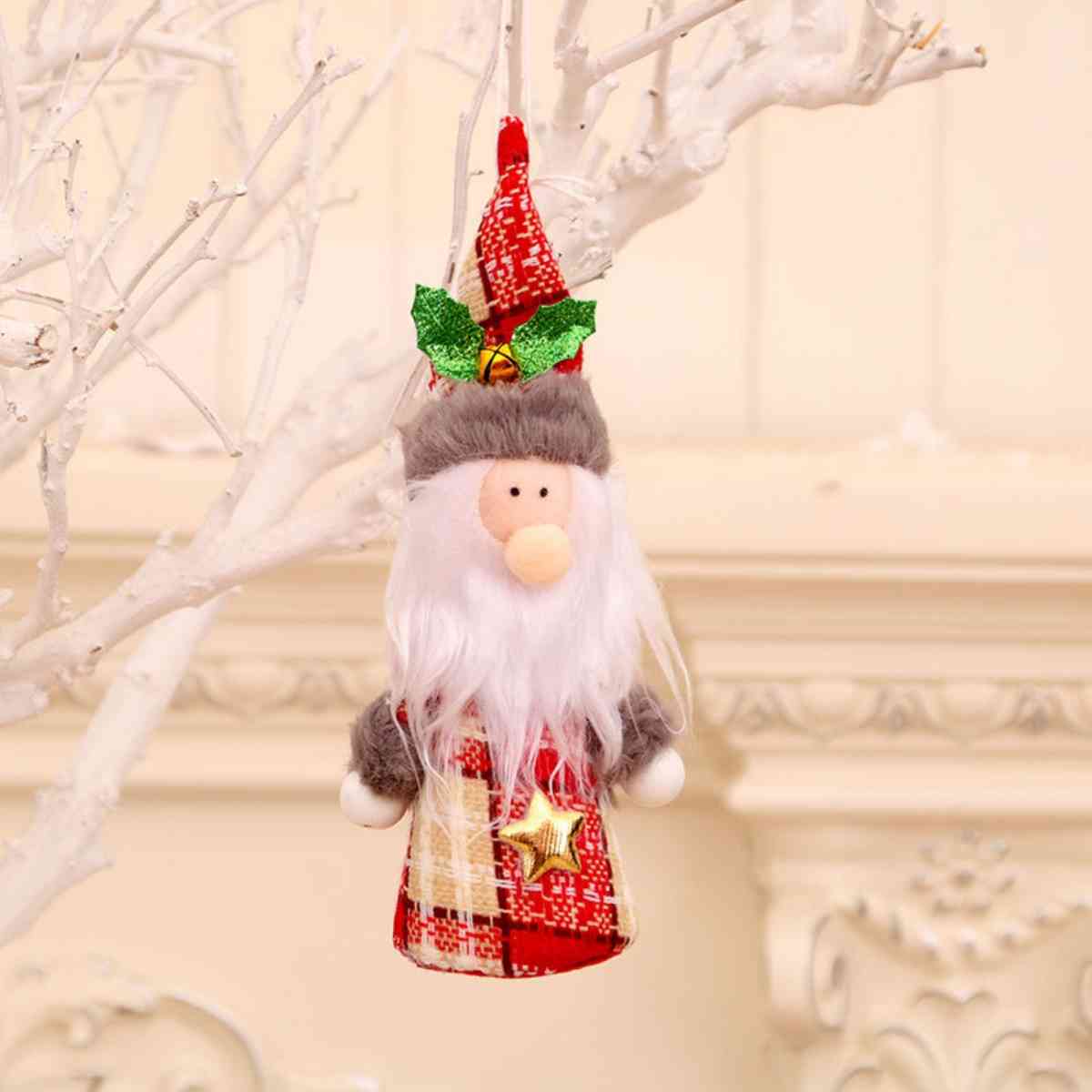 Assorted 2-Piece Christmas Gnome Hanging Ornaments - 2 PCS. - [BUY 1 GET ONE RANDOM PICK] - [5-10 DAY DELIVERY] - T - 4 TYPES/STYLES -