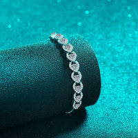 Thumbnail for 1 Carat Moissanite 925 Sterling Silver Bracelet