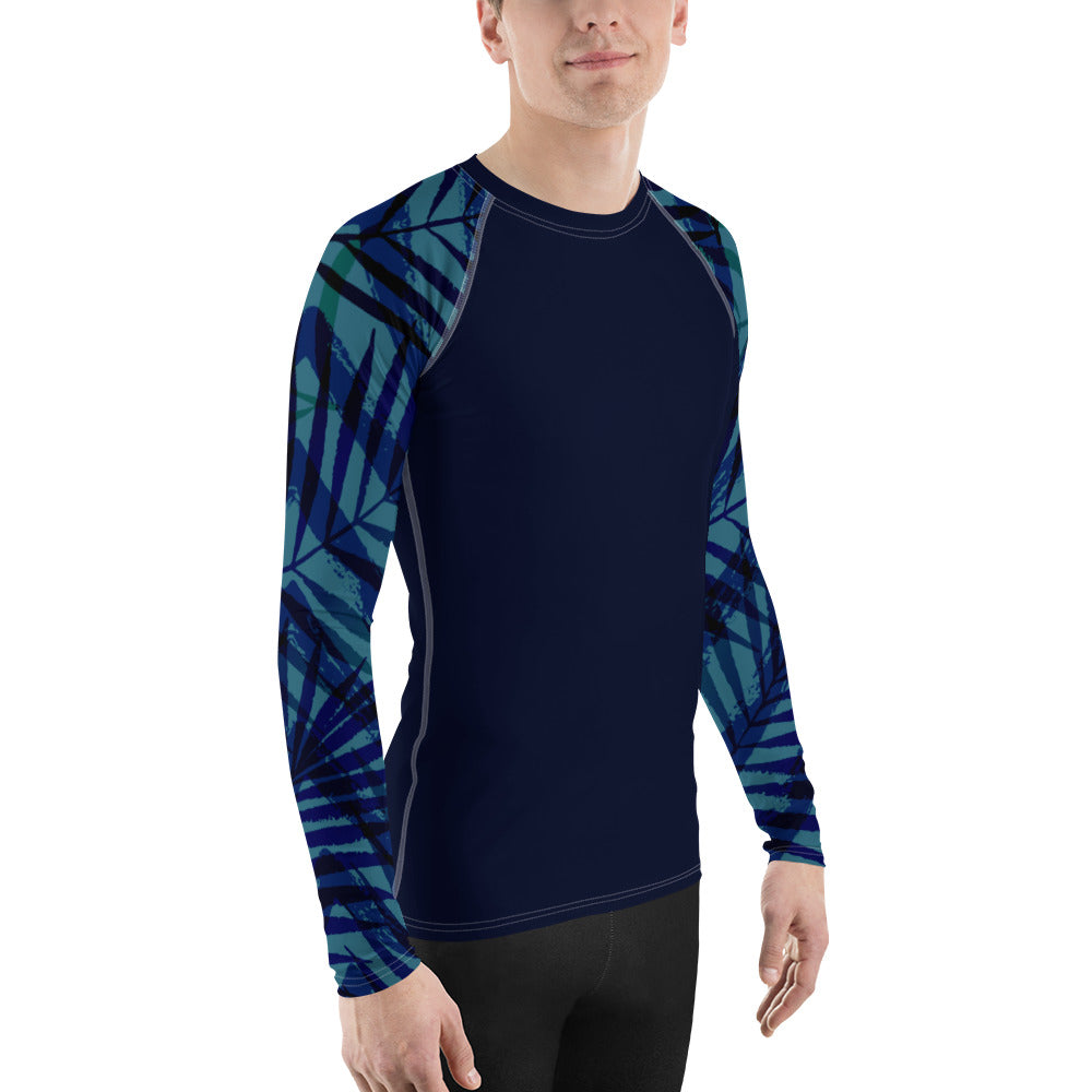 FYC - Men's Tropical Sleeve Performance Rash Guard UPF 40+ - 1 COLOR -