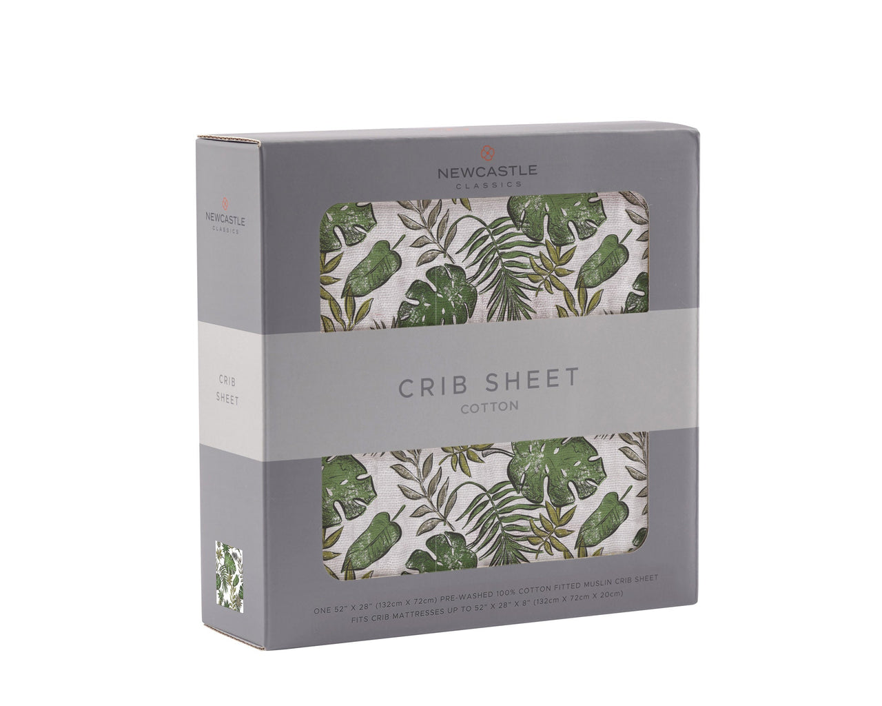 Newcastle - Jurassic Forest Cotton Muslin Crib Sheet -