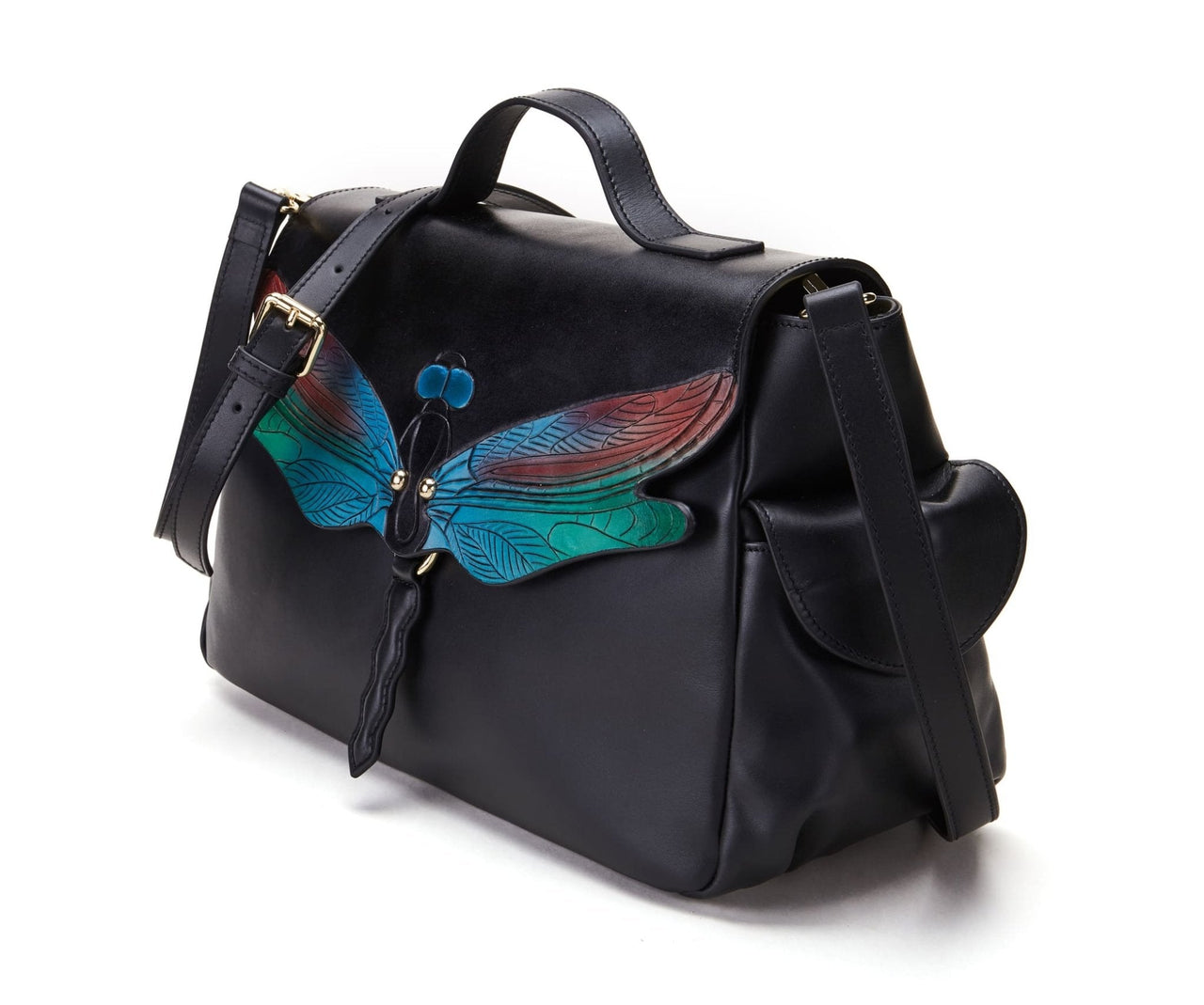 Bellorita - Dragonfly Black Satchel - 1 COLOR -