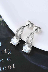 Thumbnail for 1 Carat Moissanite 925 Sterling Silver Earrings