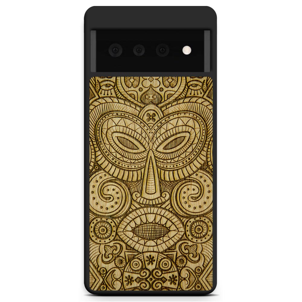 MMORE - Tribal Mask - Wooden phone case - FITS 56 PHONES - FIND YOURS! -