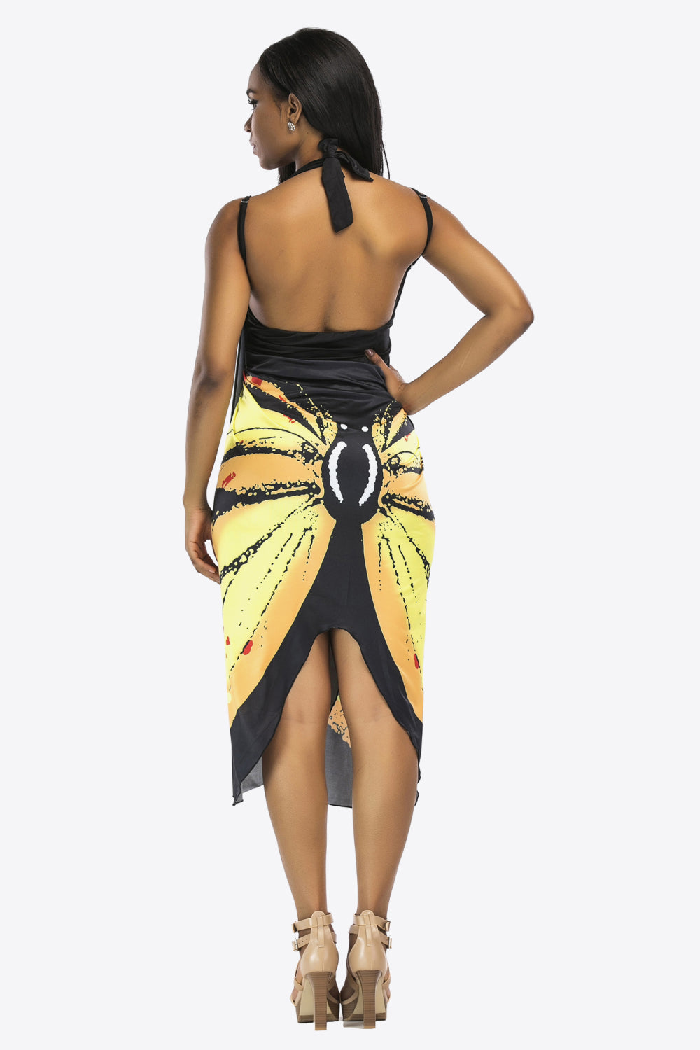 Butterfly Spaghetti Strap Cover Up - T - 3 BUTTERFLY COLORS -