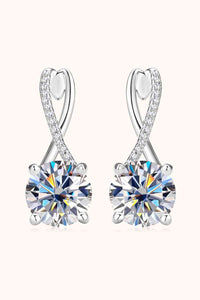 Thumbnail for 4 Carat Moissanite 925 Sterling Silver Earrings