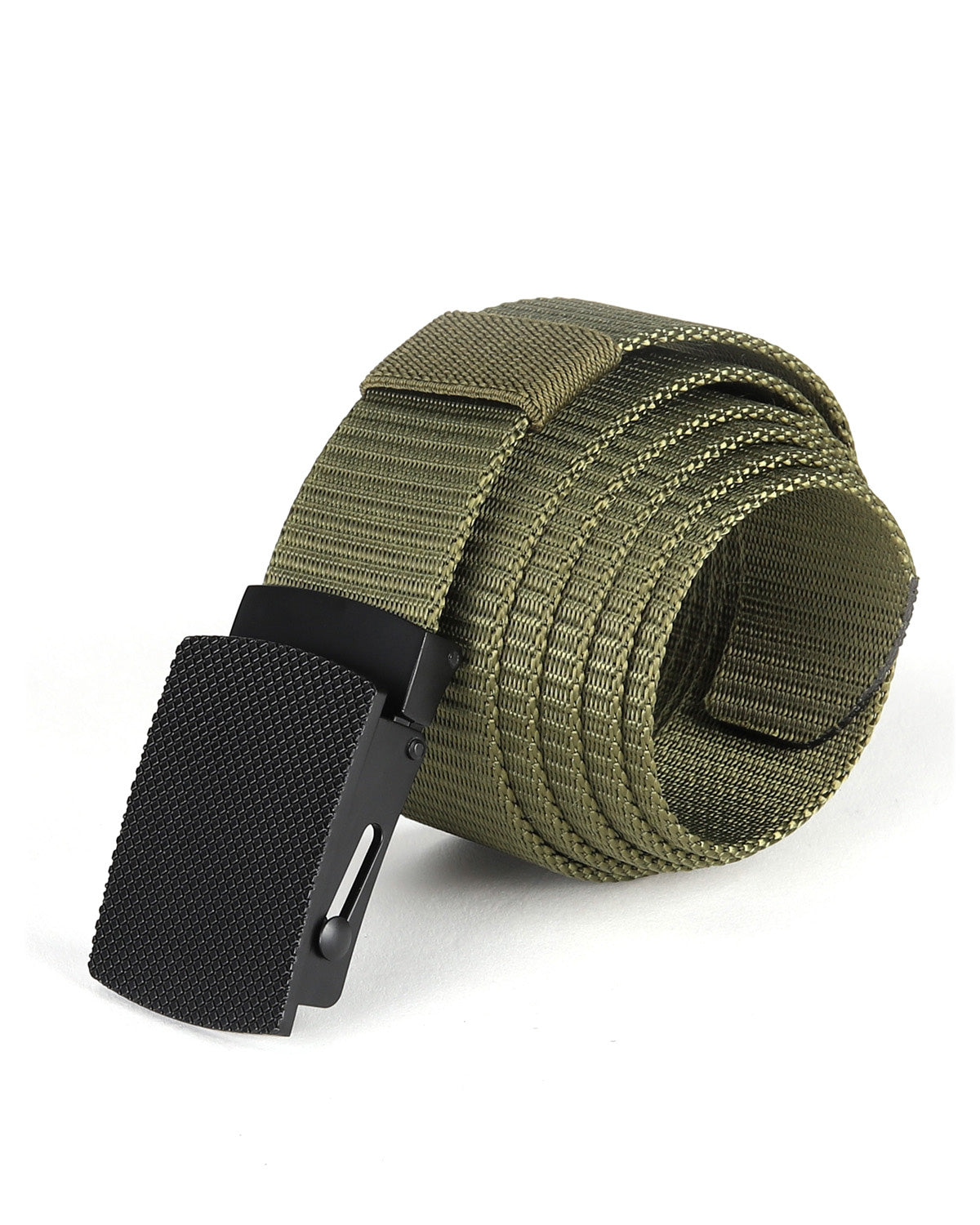 Mens Adjustable Nylon Strap Military Tactical Web Belt Metal Buckle - 6 COLORS -