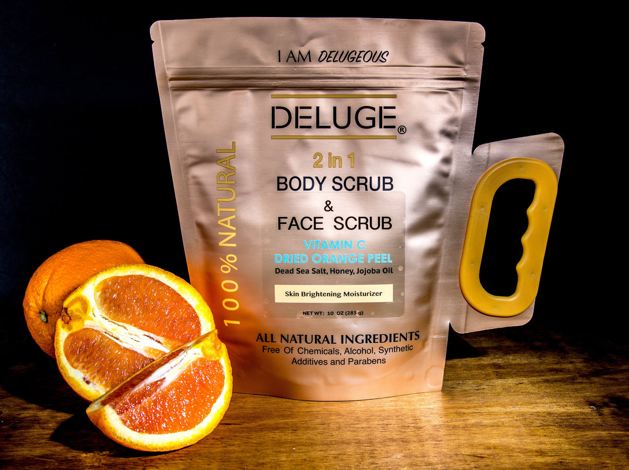 DELUGE - Body Scrub - Vitamin C Dried Orange Peel -