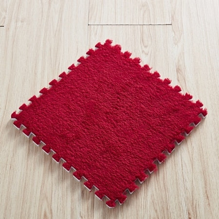 10 OR 28 Pc. Anti skid Rug sections - Size to your needs! - 14 COLORS -