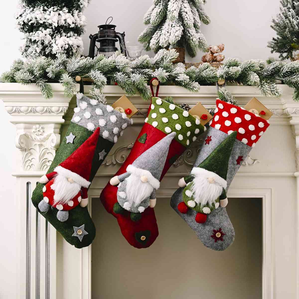 Christmas Stockings - 19.7" - [5-10 DAY DELIVERY] - T - 3 TYPES/STYLES -