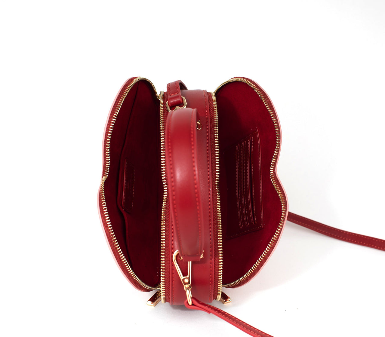 GUNAS NEW YORK - Sweetheart - Red & Pink Vegan Crossbody Bag - 1 COLOR -